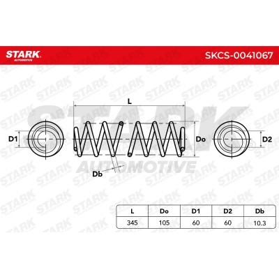 Suspension Spring Stark SKCS-0041067 SKCS-0041067 - photo 5
