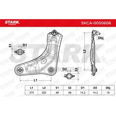 Control Arm Stark SKCA-0050606 SKCA-0050606 - photo 7