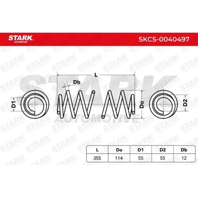 Suspension Spring Stark SKCS-0040497 SKCS-0040497 - photo 5