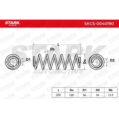 Suspension Spring Stark SKCS-0040190 SKCS-0040190 - photo 6