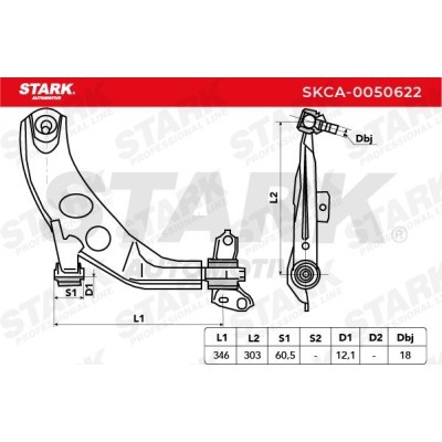Control Arm Stark SKCA-0050622 SKCA-0050622 - photo 7