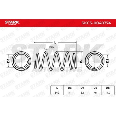 Suspension Spring Stark SKCS-0040374 SKCS-0040374 - photo 5