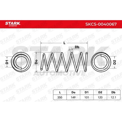 Suspension Spring Stark SKCS-0040067 SKCS-0040067 - photo 4