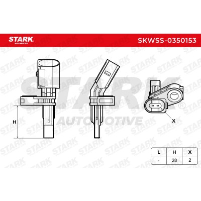 ABS Sensor Stark SKWSS-0350153 SKWSS-0350153 - photo 6