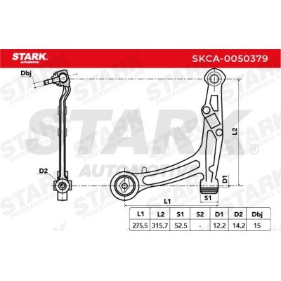 Control Arm Stark SKCA-0050379 SKCA-0050379 - photo 4