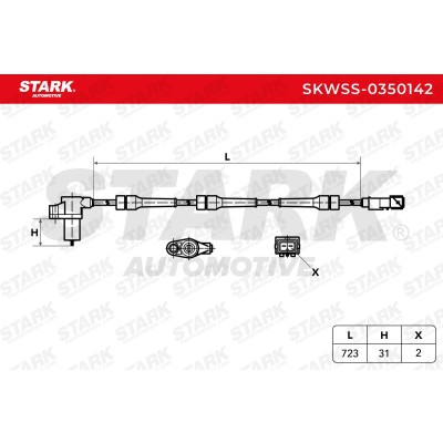 ABS Sensor Stark SKWSS-0350142 SKWSS-0350142 - photo 5