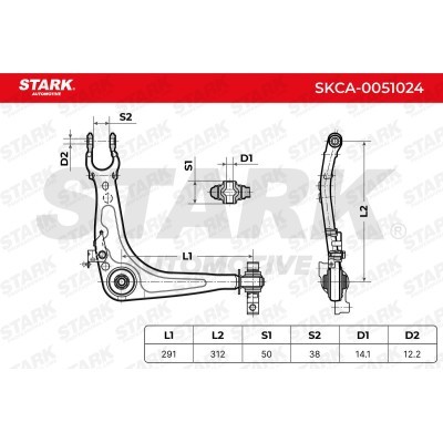 Control Arm Stark SKCA-0051024 SKCA-0051024 - photo 8