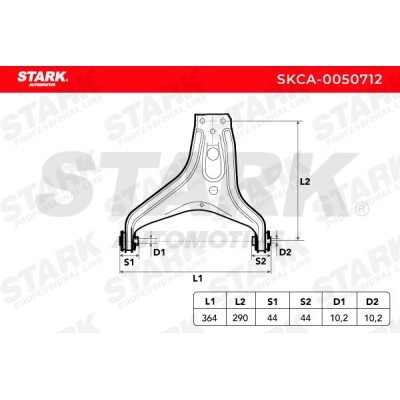 Control Arm Stark SKCA-0050712 SKCA-0050712 - photo 6