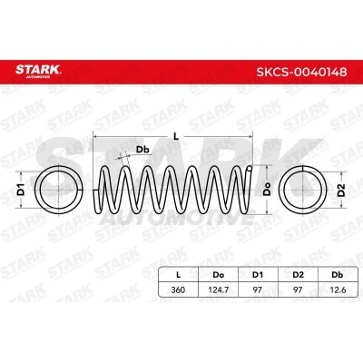 Suspension Spring Stark SKCS-0040148 SKCS-0040148 - photo 6