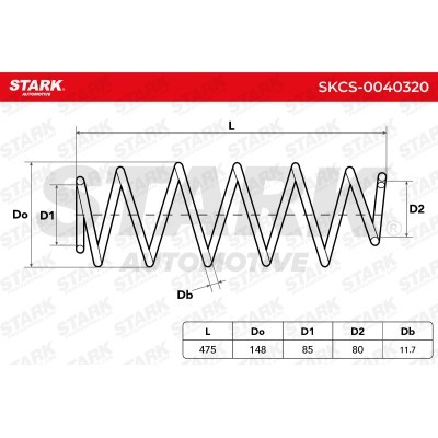 Suspension Spring Stark SKCS-0040320 SKCS-0040320 - photo 5