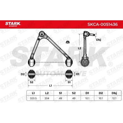 Control Arm Stark SKCA-0051436 SKCA-0051436 - photo 5