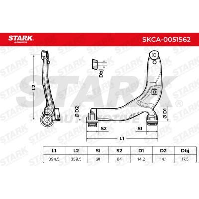Control Arm Stark SKCA-0051562 SKCA-0051562 - photo 6