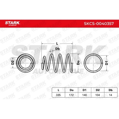 Suspension Spring Stark SKCS-0040357 SKCS-0040357 - photo 5