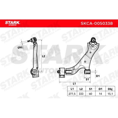 Control Arm Stark SKCA-0050338 SKCA-0050338 - photo 8