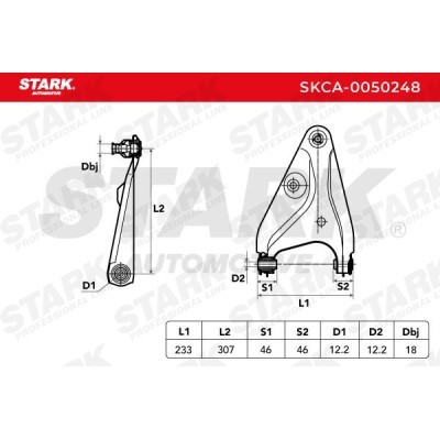 Control Arm Stark SKCA-0050248 SKCA-0050248 - photo 2