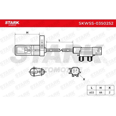 ABS Sensor Stark SKWSS-0350252 SKWSS-0350252 - photo 5