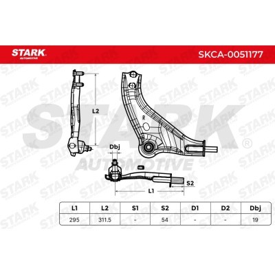 Control Arm Stark SKCA-0051177 SKCA-0051177 - photo 5