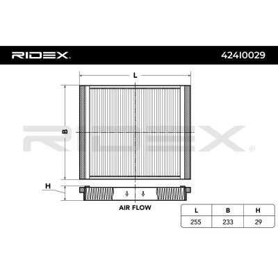 Cabin Air Filter RIDEX 424I0029 424I0029 - photo 3