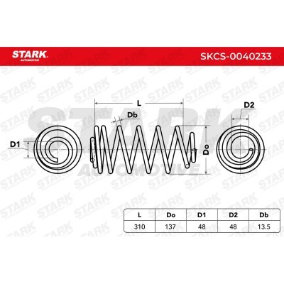 Suspension Spring Stark SKCS-0040233 SKCS-0040233 - photo 4