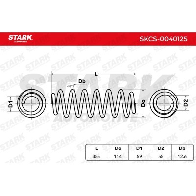 Suspension Spring Stark SKCS-0040125 SKCS-0040125 - photo 6