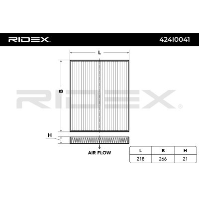 Cabin Air Filter RIDEX 424I0041 424I0041 - photo 4