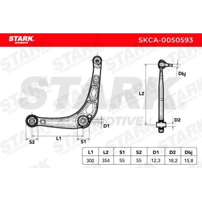 Control Arm Stark SKCA-0050593 SKCA-0050593 - photo 3