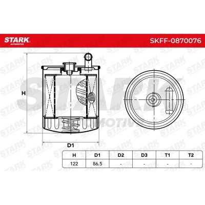 Fuel Filter Stark SKFF-0870076 SKFF-0870076 - photo 5