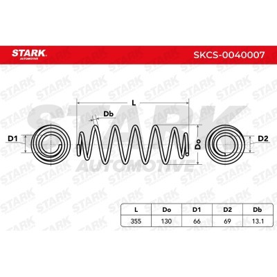 Suspension Spring Stark SKCS-0040007 SKCS-0040007 - photo 5