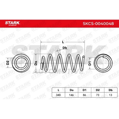 Suspension Spring Stark SKCS-0040048 SKCS-0040048 - photo 6