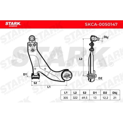 Control Arm Stark SKCA-0050147 SKCA-0050147 - photo 7