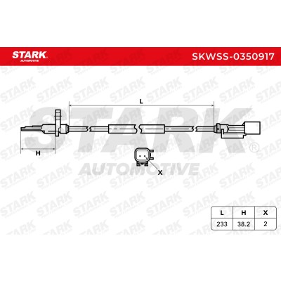 ABS Sensor Stark SKWSS-0350917 SKWSS-0350917 - photo 6