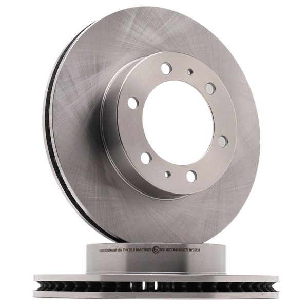 Brake Disc RIDEX 82B1254 82B1254 - photo 1