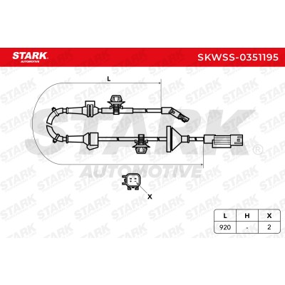 ABS Sensor Stark SKWSS-0351195 SKWSS-0351195 - photo 6