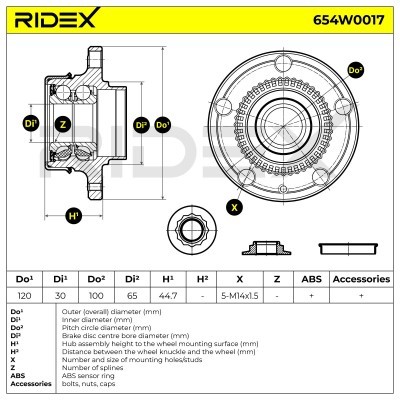 Wheel Bearing RIDEX 654W0017 654W0017 - photo 5