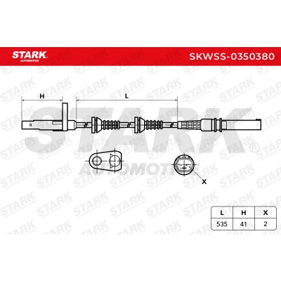 ABS Sensor Stark SKWSS-0350380 SKWSS-0350380 - photo 5