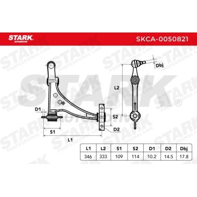 Control Arm Stark SKCA-0050821 SKCA-0050821 - photo 5