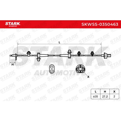 ABS Sensor Stark SKWSS-0350463 SKWSS-0350463 - photo 6