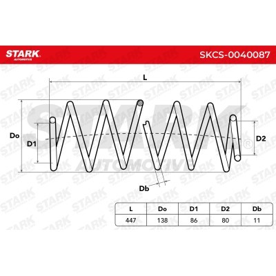 Suspension Spring Stark SKCS-0040087 SKCS-0040087 - photo 6