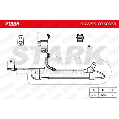 ABS Sensor Stark SKWSS-0350359 SKWSS-0350359 - photo 7