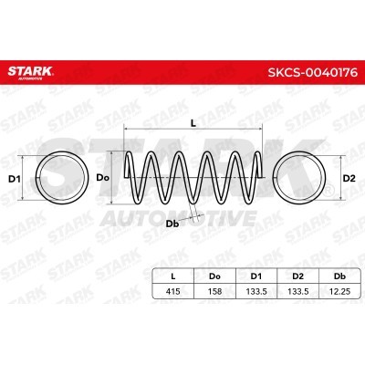 Suspension Spring Stark SKCS-0040176 SKCS-0040176 - photo 6