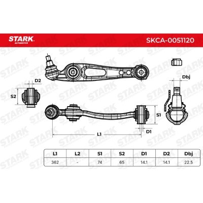 Control Arm Stark SKCA-0051120 SKCA-0051120 - photo 5
