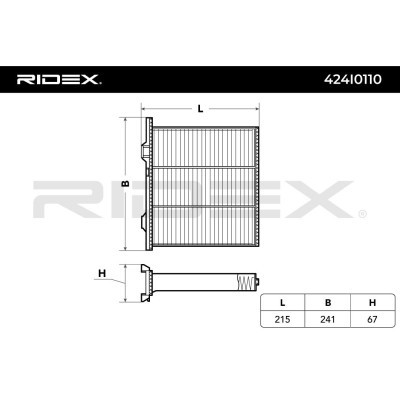 Cabin Air Filter RIDEX 424I0110 424I0110 - photo 4