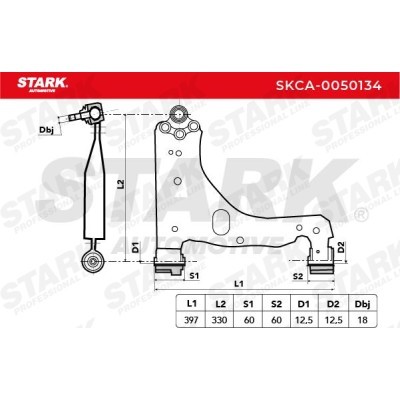 Control Arm Stark SKCA-0050134 SKCA-0050134 - photo 7