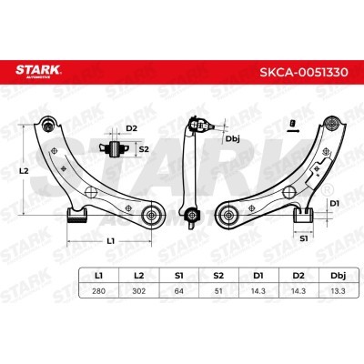 Control Arm Stark SKCA-0051330 SKCA-0051330 - photo 6