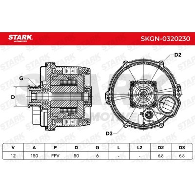 Alternator Stark SKGN-0320230 SKGN-0320230 - photo 7