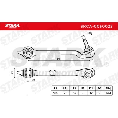 Control Arm Stark SKCA-0050023 SKCA-0050023 - photo 5