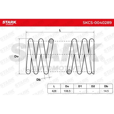 Suspension Spring Stark SKCS-0040289 SKCS-0040289 - photo 6