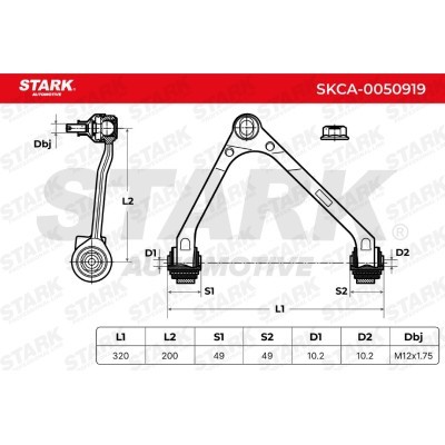 Control Arm Stark SKCA-0050919 SKCA-0050919 - photo 5