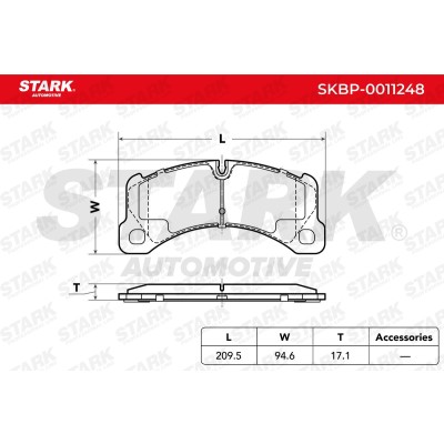 Brake Pads Set Stark SKBP-0011248 SKBP-0011248 - photo 3