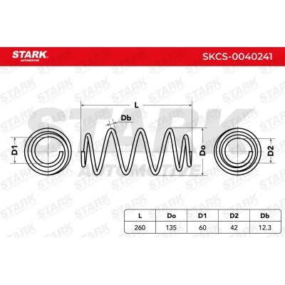 Suspension Spring Stark SKCS-0040241 SKCS-0040241 - photo 6